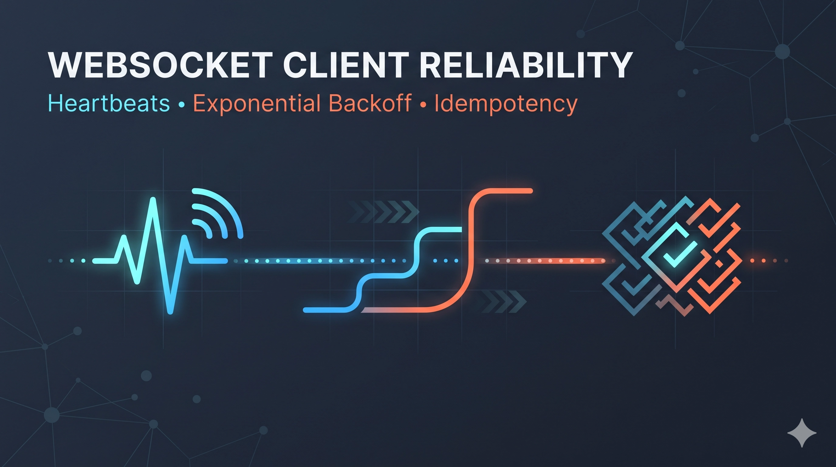 WebSocket Client Reliability: Heartbeats, Exponential Backoff, and Message Idempotency